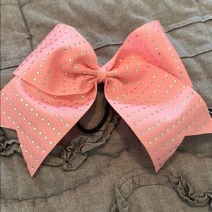 rhinestone cheer bow